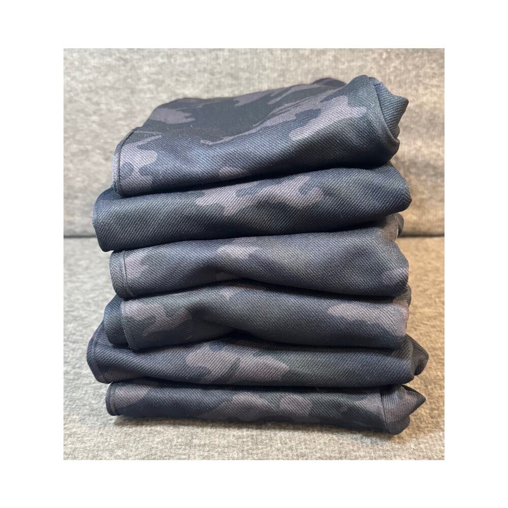 LOT of 6 - Spanx Look At Me Now Seamless Leggings Black Camo FL3515 - Size M (6)